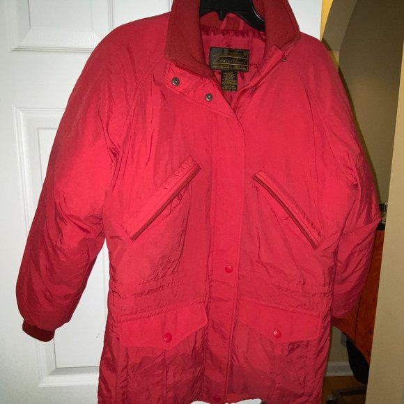 Vintage Eddie Bauer Goose Down Winter Coat Men's Size Small, Red. - Picture 13 of 13